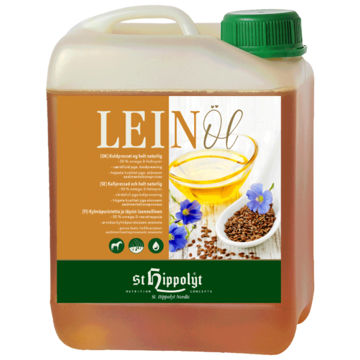 Leinöl - linfrøolie, 2,5liter